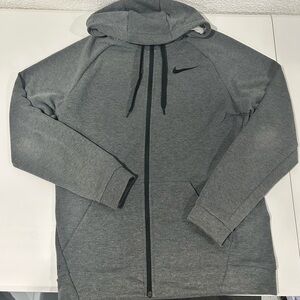 Nike Dri-Fit Charcoal Full-Zip Hoodie